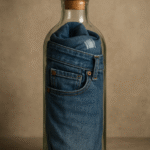 La fameuse bouteille de jeans