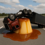 Le fameux camion sur le flan