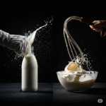 Les fameux lait battu et crème fouettée