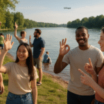 Le fameux lac des signes